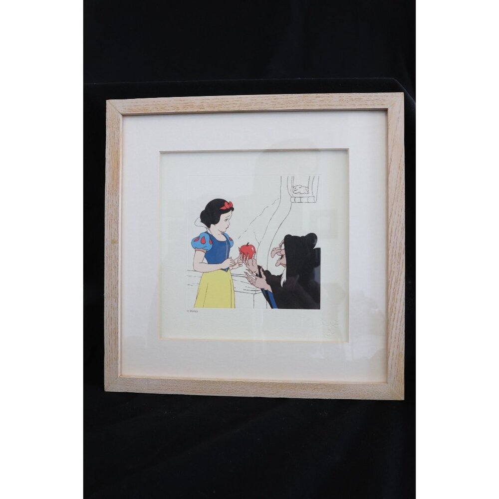 Disney Treasures Original "Snow White and the Seven Dwarfs" Serigraph 1994 COA